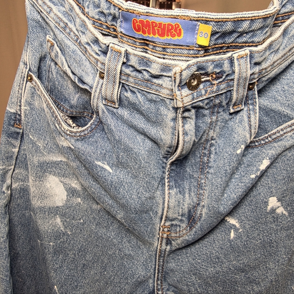 32. Vtg Gmpyre Customized Jeans Size 30 W 17 R 13 I 17 - Picture 3 of 5